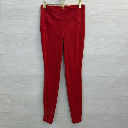 Lululemon Red Full Length Leggings 6