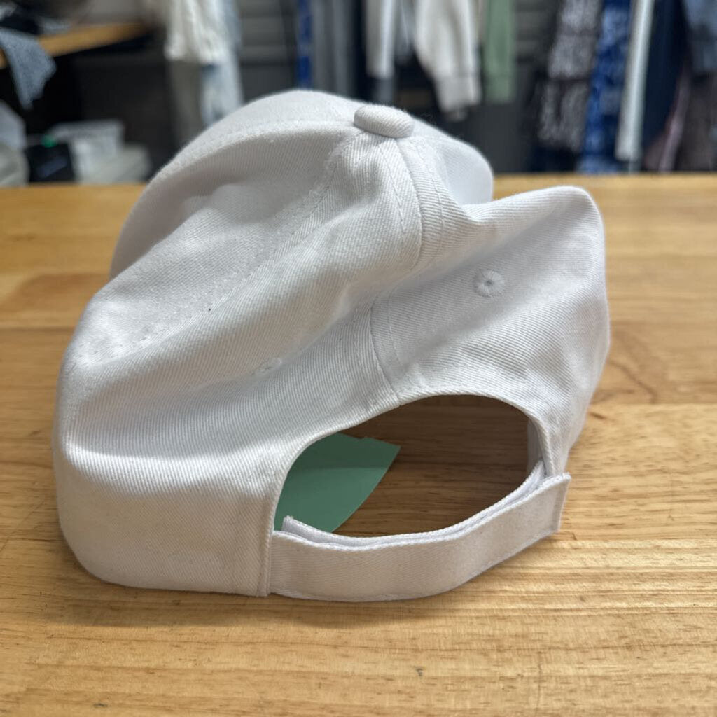 Alo White Embroidered Logo Baseball Hat