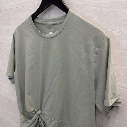 Lululemon Green Twist Front Short Sleeve Top Medium