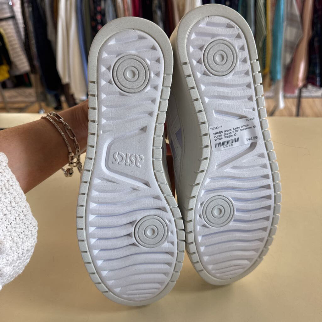 Asics White/ Purple Japan S PF Sneakers 10