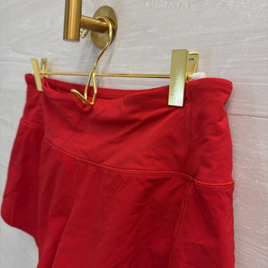 Lululemon Red Athletic Shorts 6 Tall