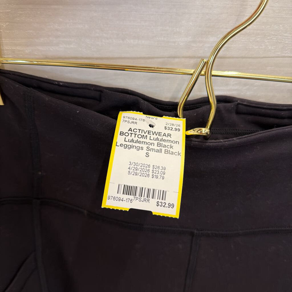 Lululemon Black Leggings Small