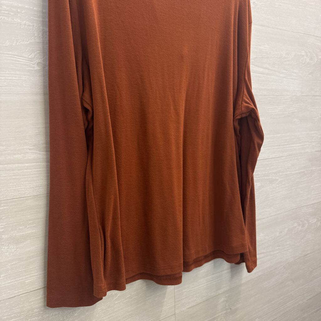 TicTicMiss Burnt Orange Long Sleeve Top XXL