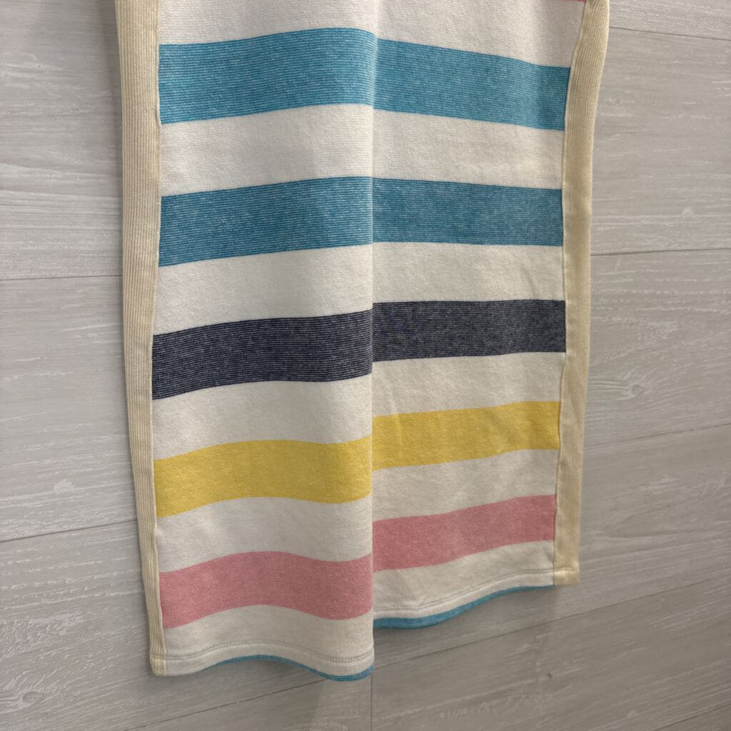 Splendid x Gray Malin White/ Multi Striped Sleeveless Dress Extra Small