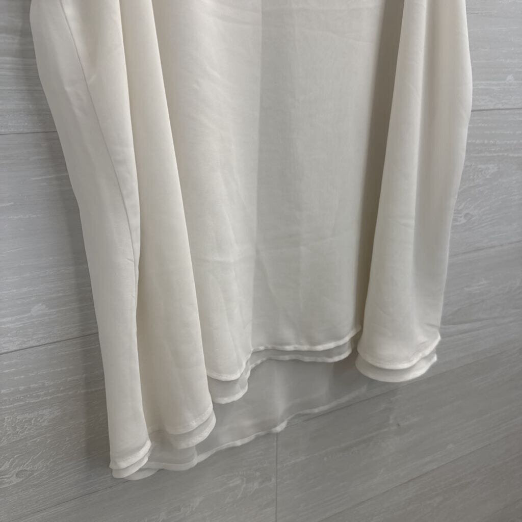 Torrid White Silky Tank Top 1