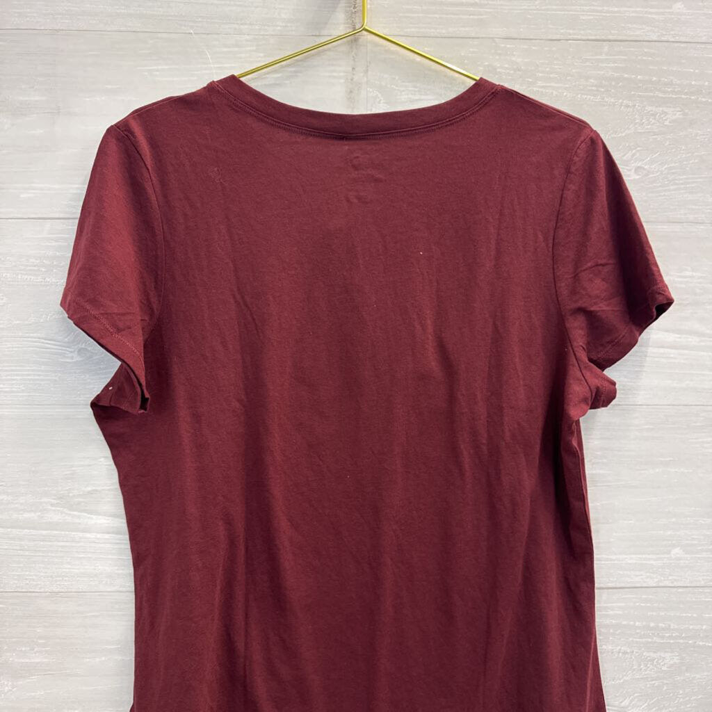 Proedge Burgundy Virginia Tech Short Sleeve Top Extra Large