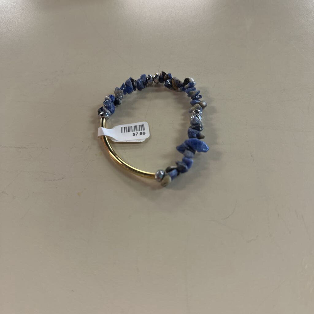 Blue Stone Stretch Bracelet
