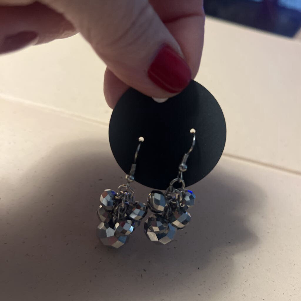 Beaded Cluster Earrings