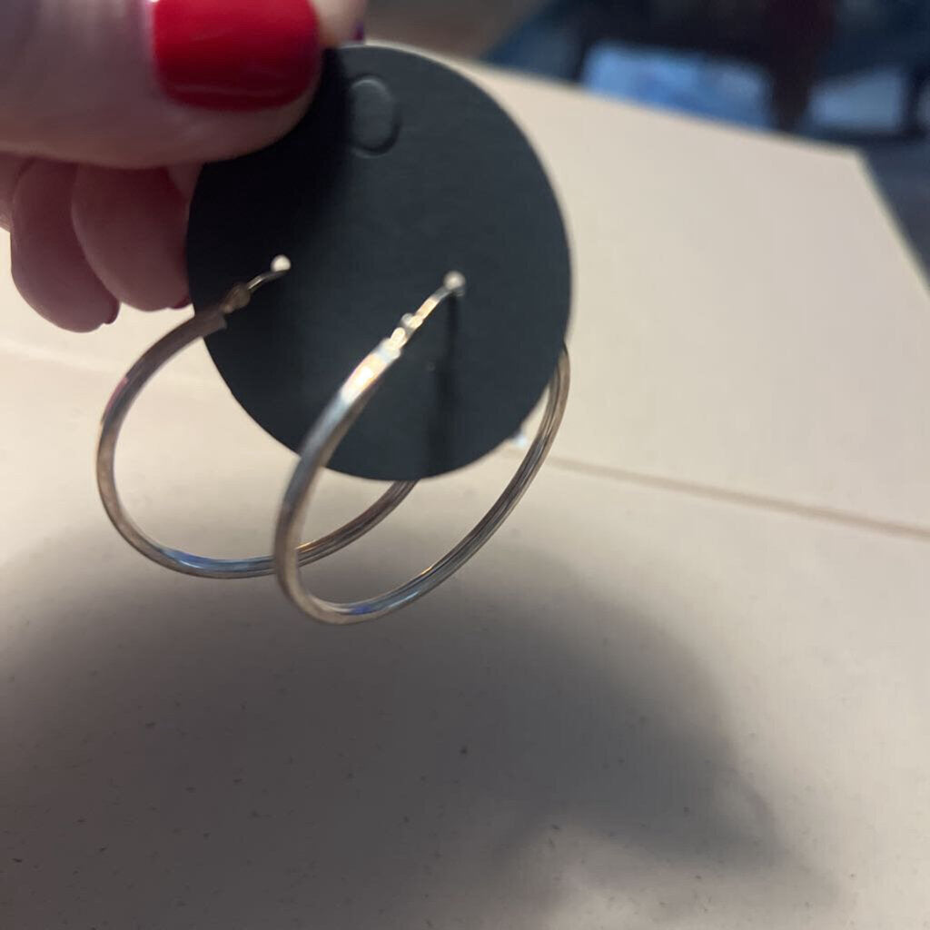 Sterling Silver Hoop Earrings