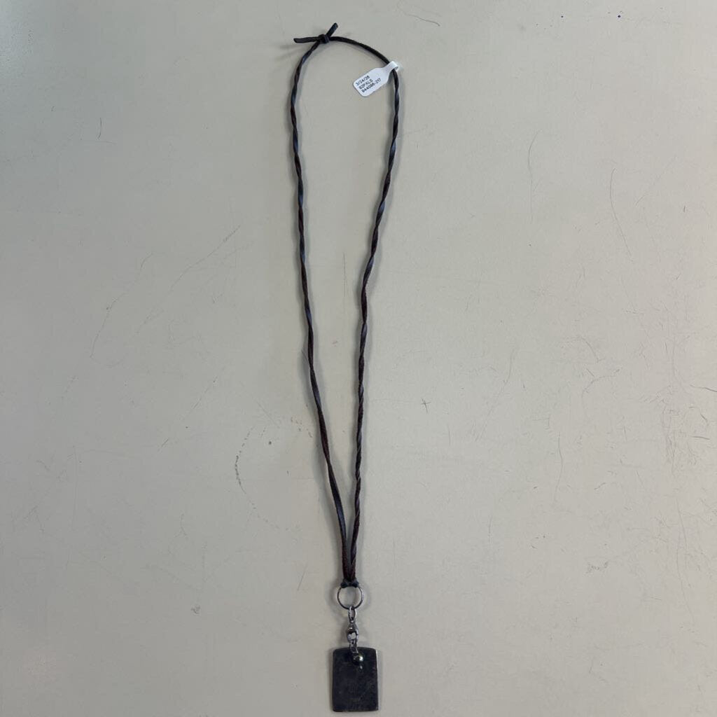 Etched City Corded Necklace