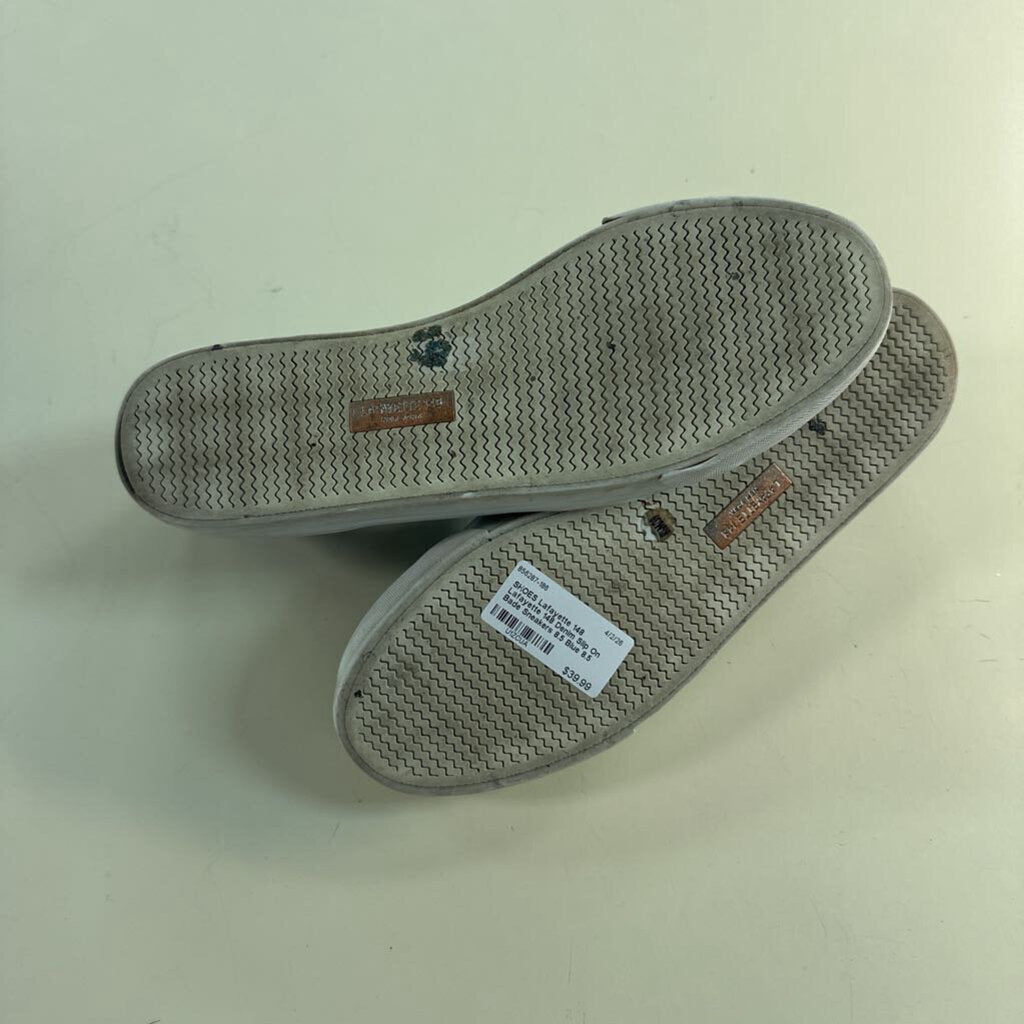 Lafayette 148 Denim Slip On Bade Sneakers 8.5