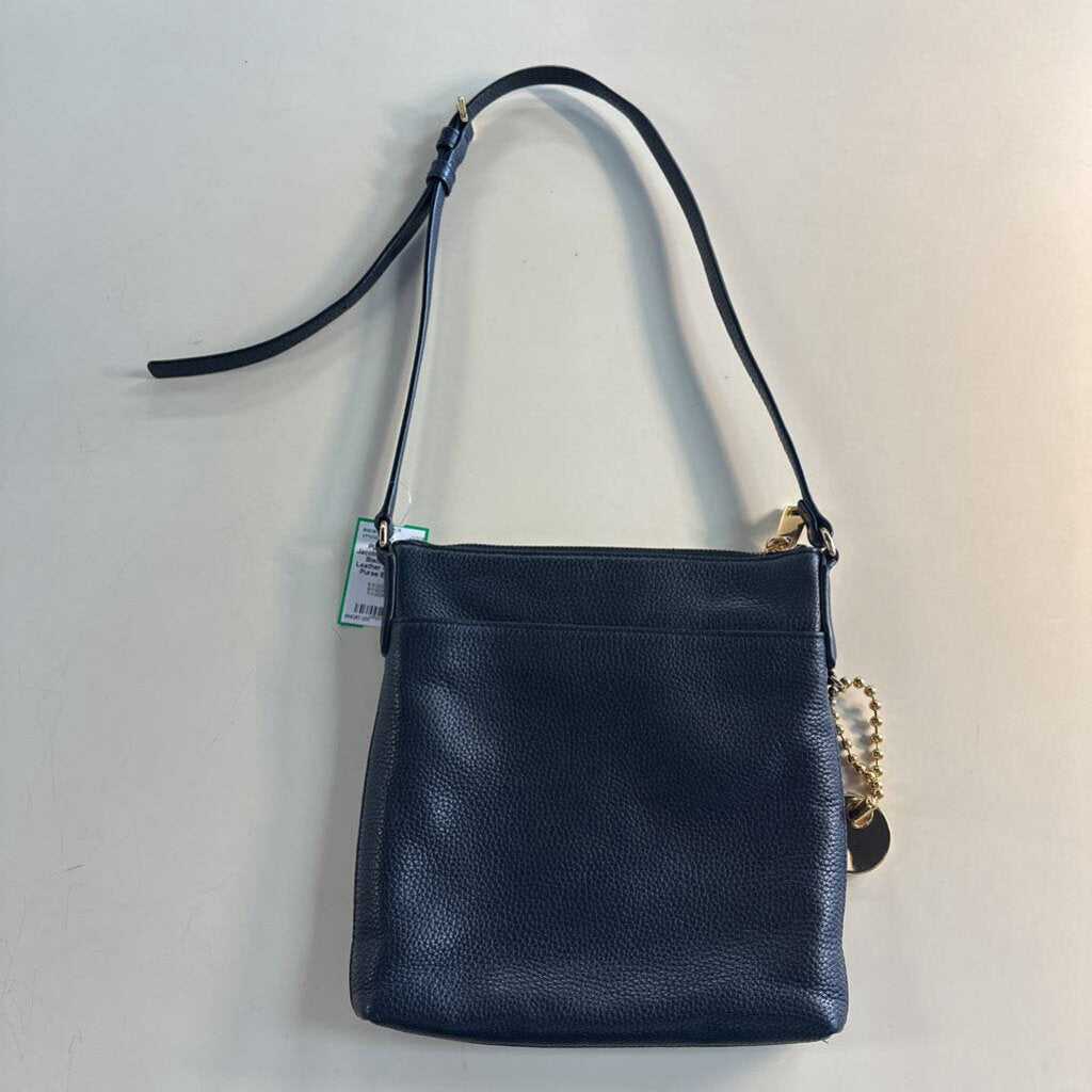 Marc Jacobs Black Pebbled Leather Crossbody Purse
