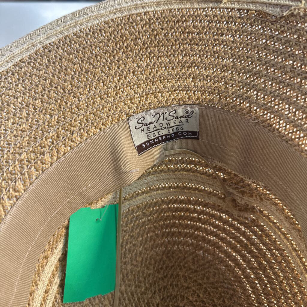 Sun n Sand Brown Woven Sun Hat