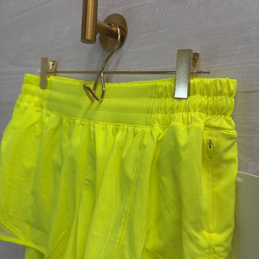 Lululemon Neon Yellow Athletic Shorts 10