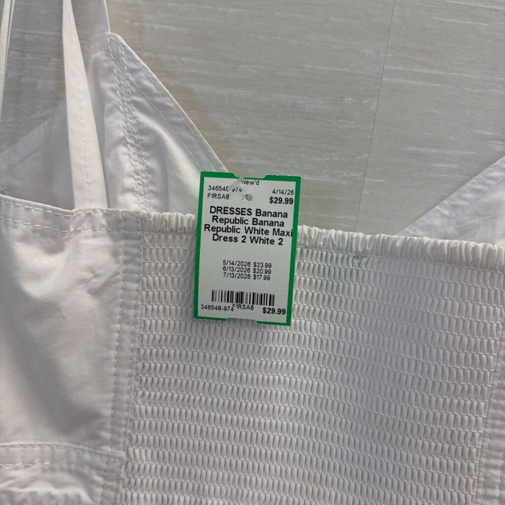 Banana Republic White Maxi Dress 2