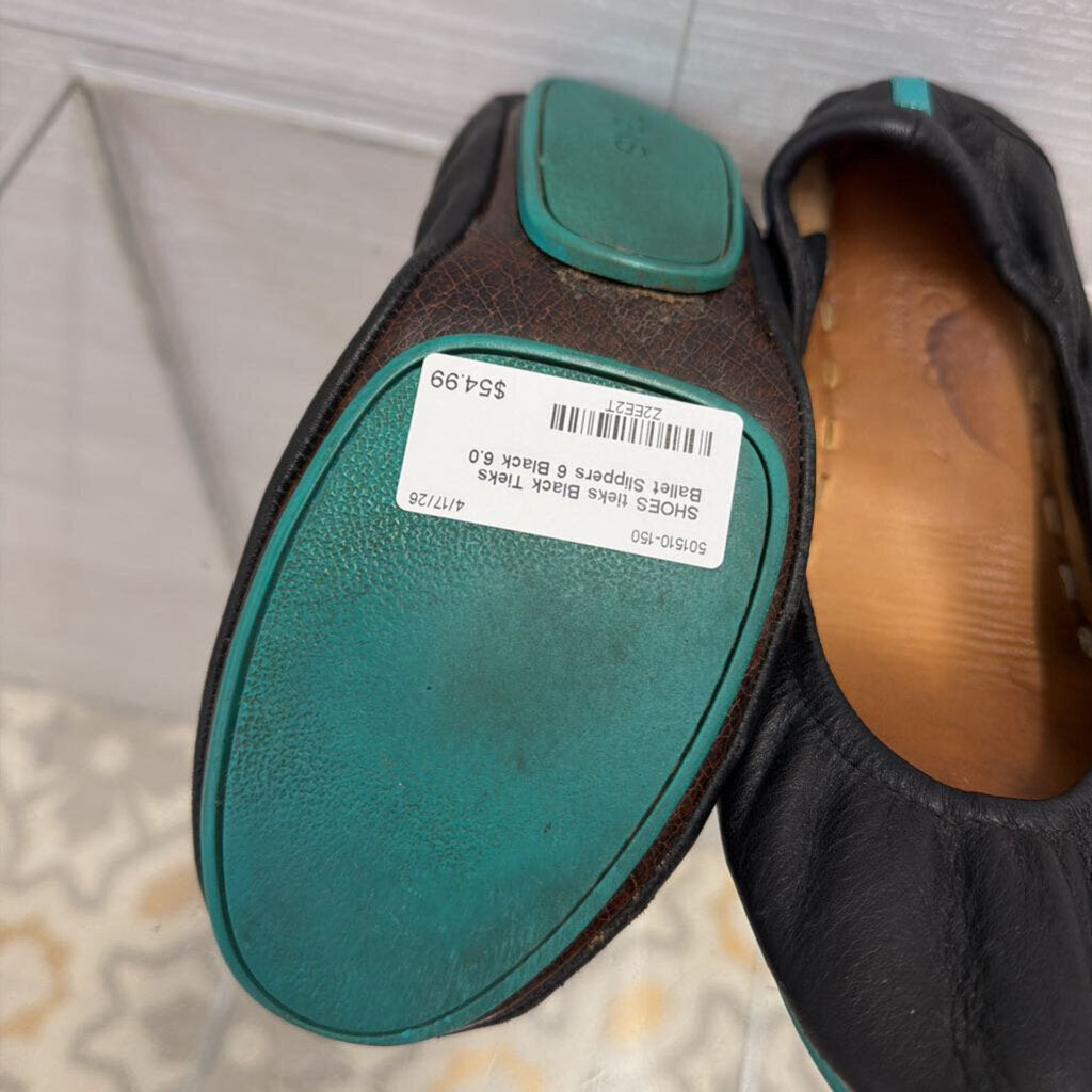 Black Tieks Ballet Slippers 6