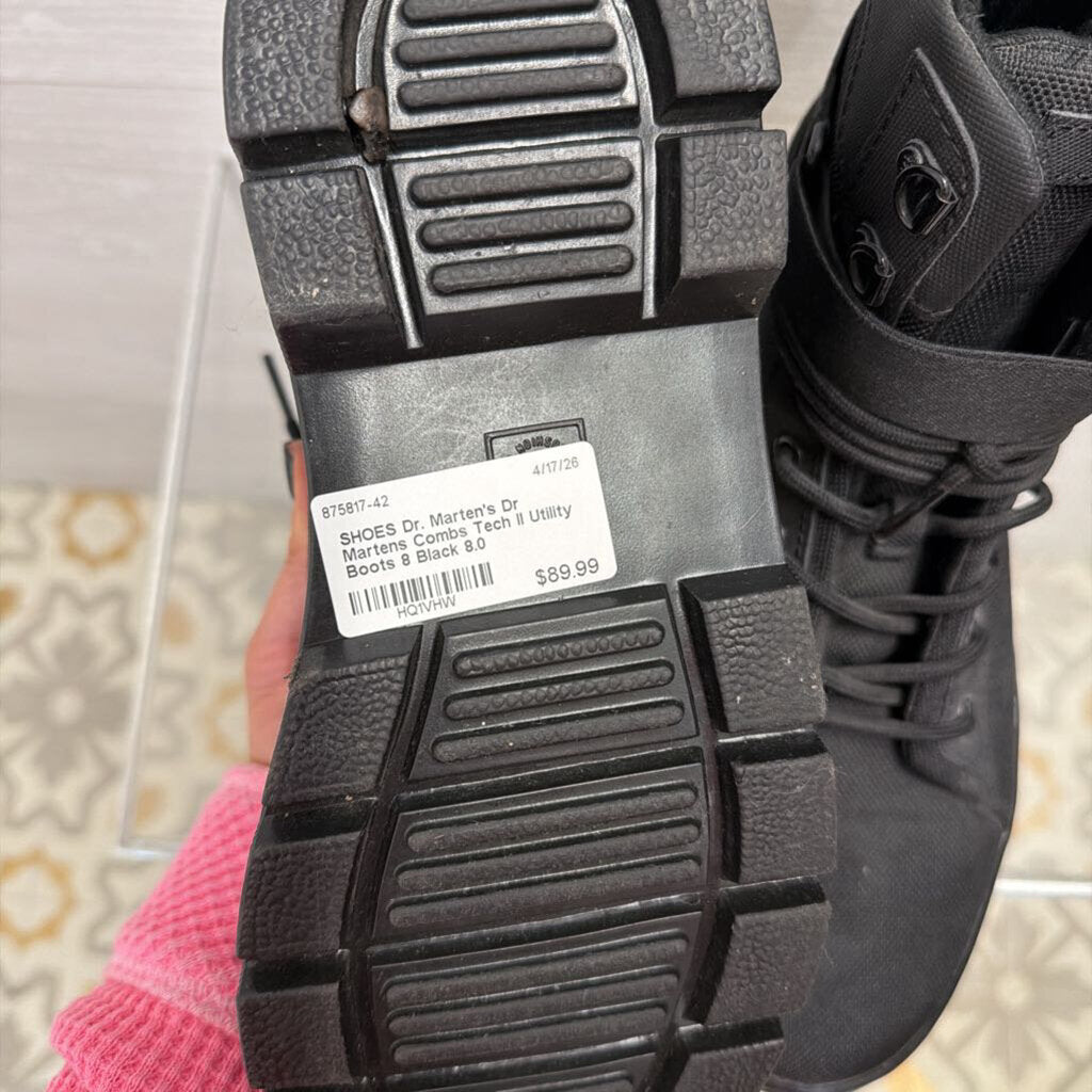 Dr Martens Combs Tech II Utility Boots 8