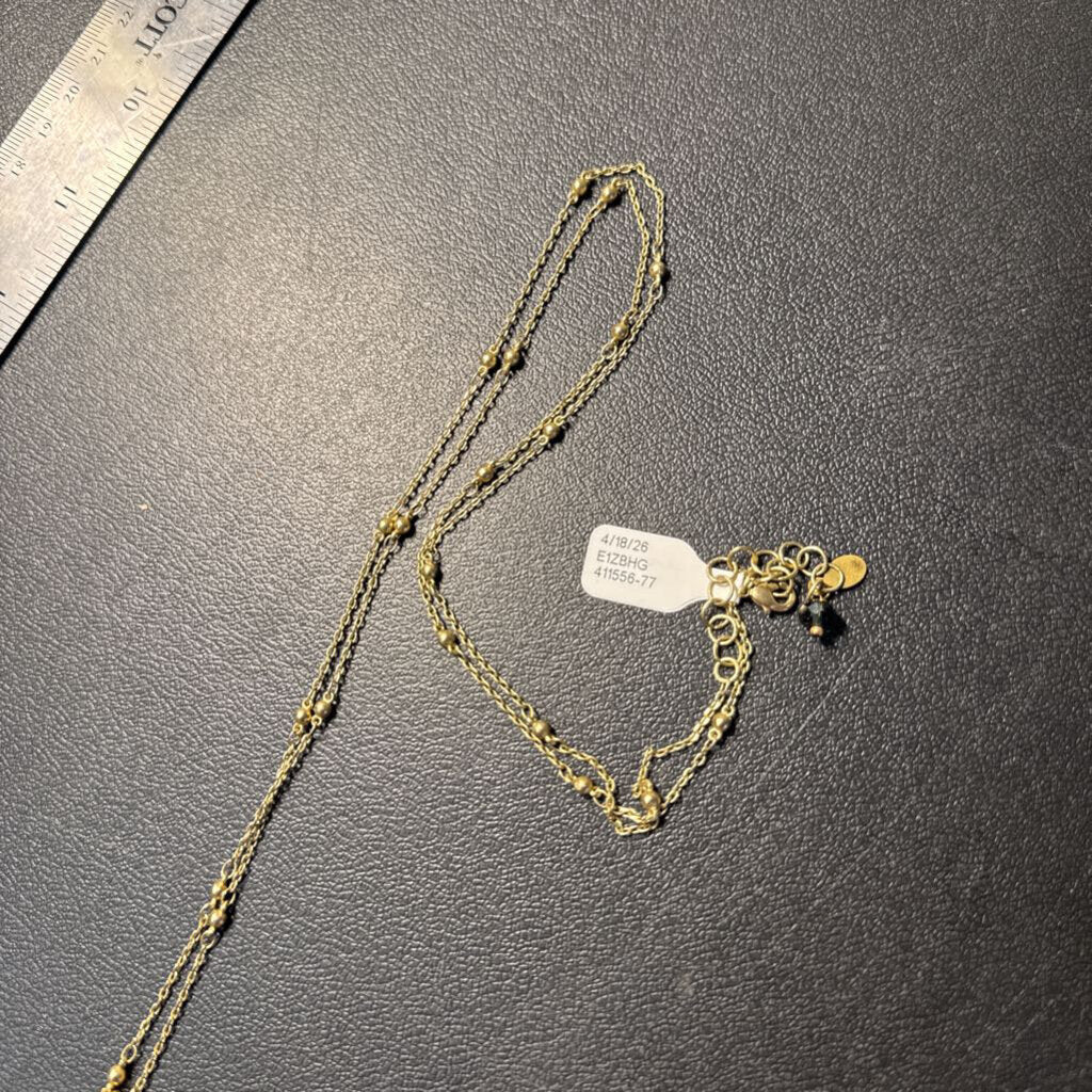 Anne Vaughan Small Stone Cluster Necklace