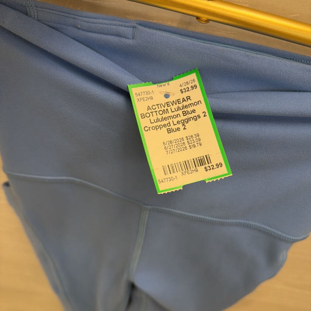 Lululemon Blue Cropped Leggings 2