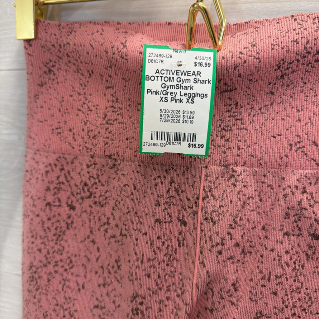 GymShark Pink/Grey Leggings XS