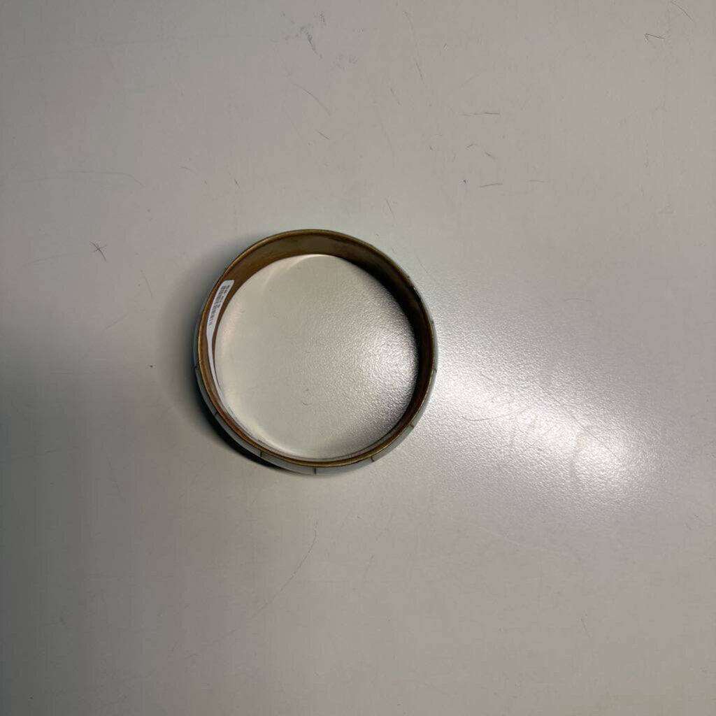 Vintage Mother of Pearl Brass Bangle Bracelet