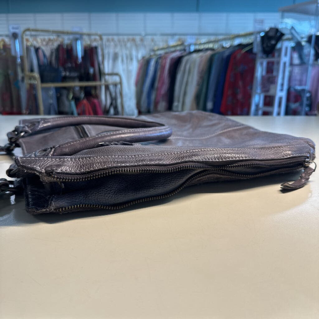 Hudson and Kings Grey Woven Tote Bag