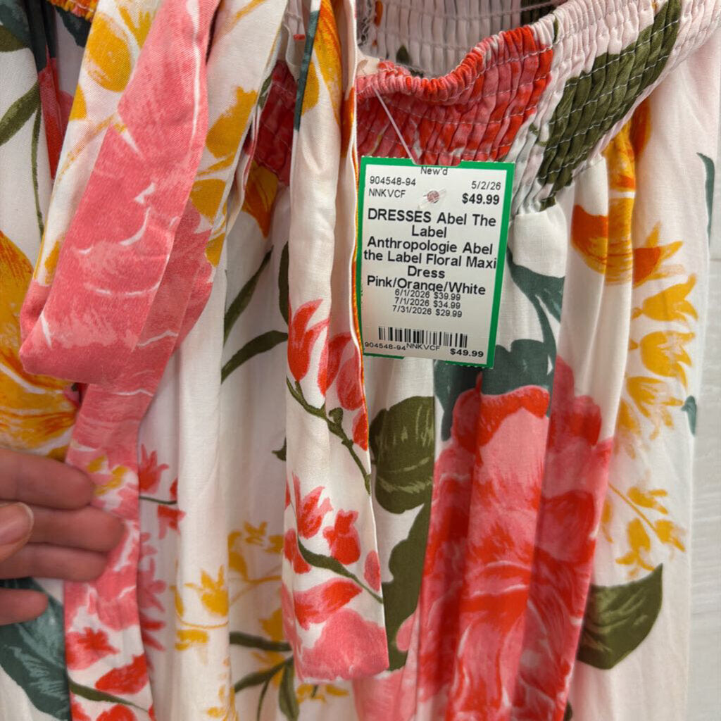 Anthropologie Abel the Label Floral Maxi Dress M