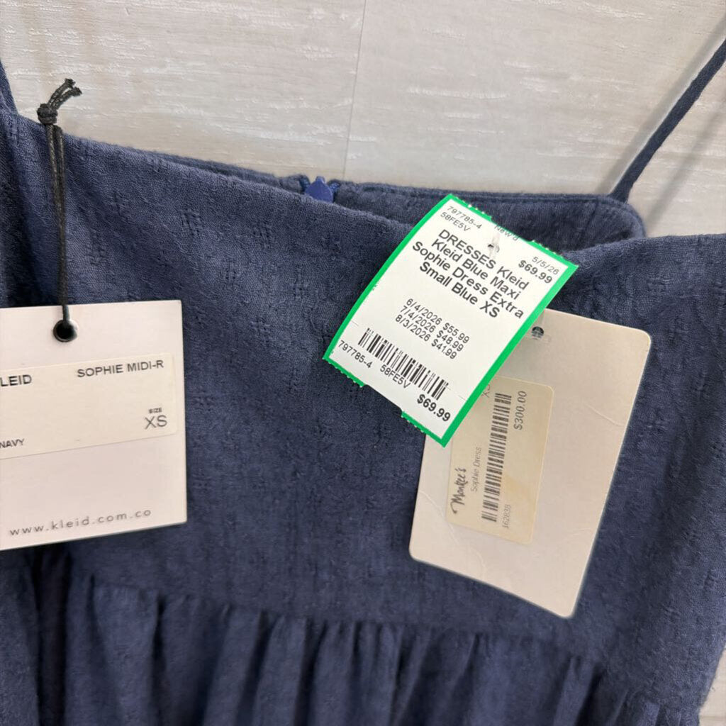 Kleid Blue Maxi Sophie Dress Extra Small