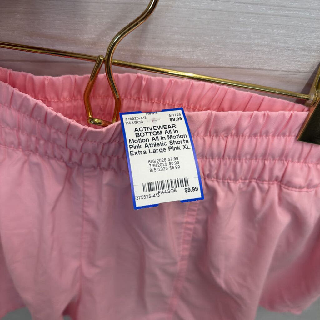 All In Motion Pink Athletic Shorts Extra Large