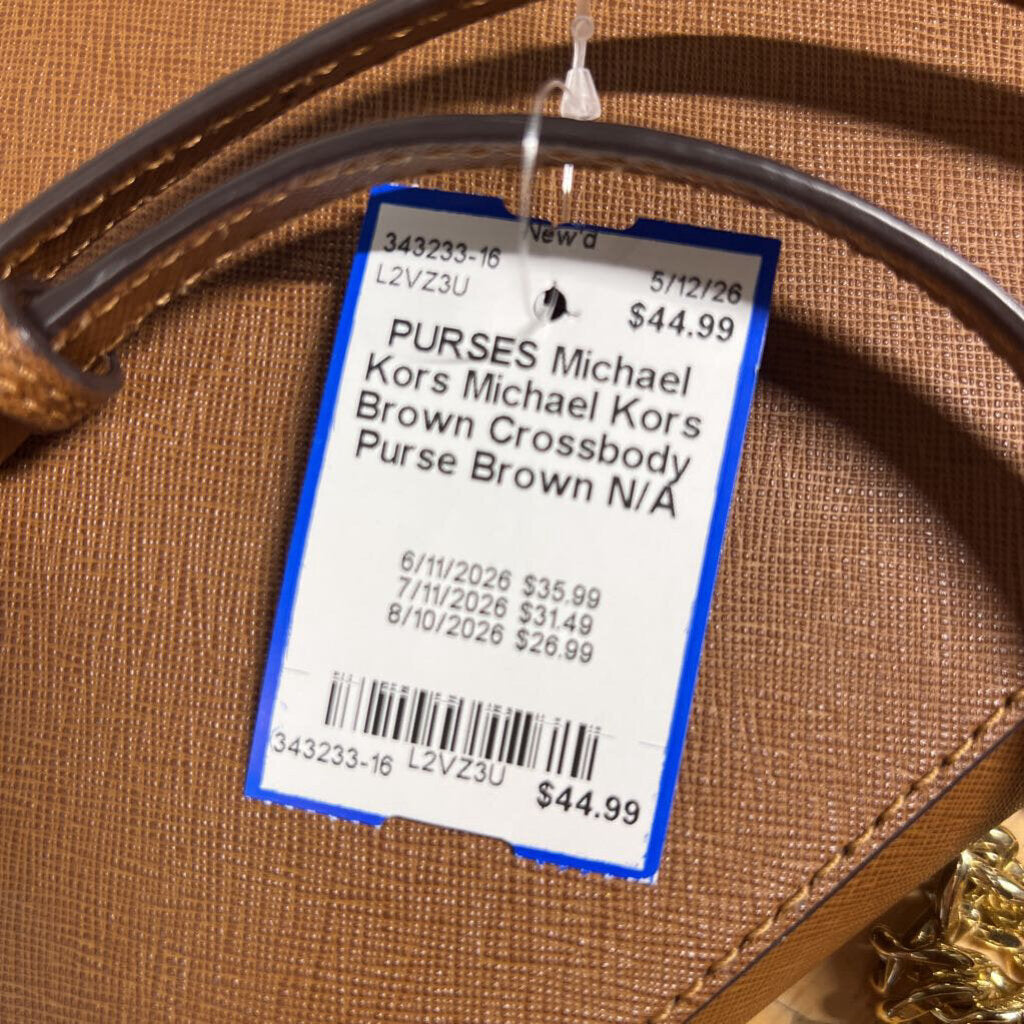Michael Kors Brown Crossbody Purse