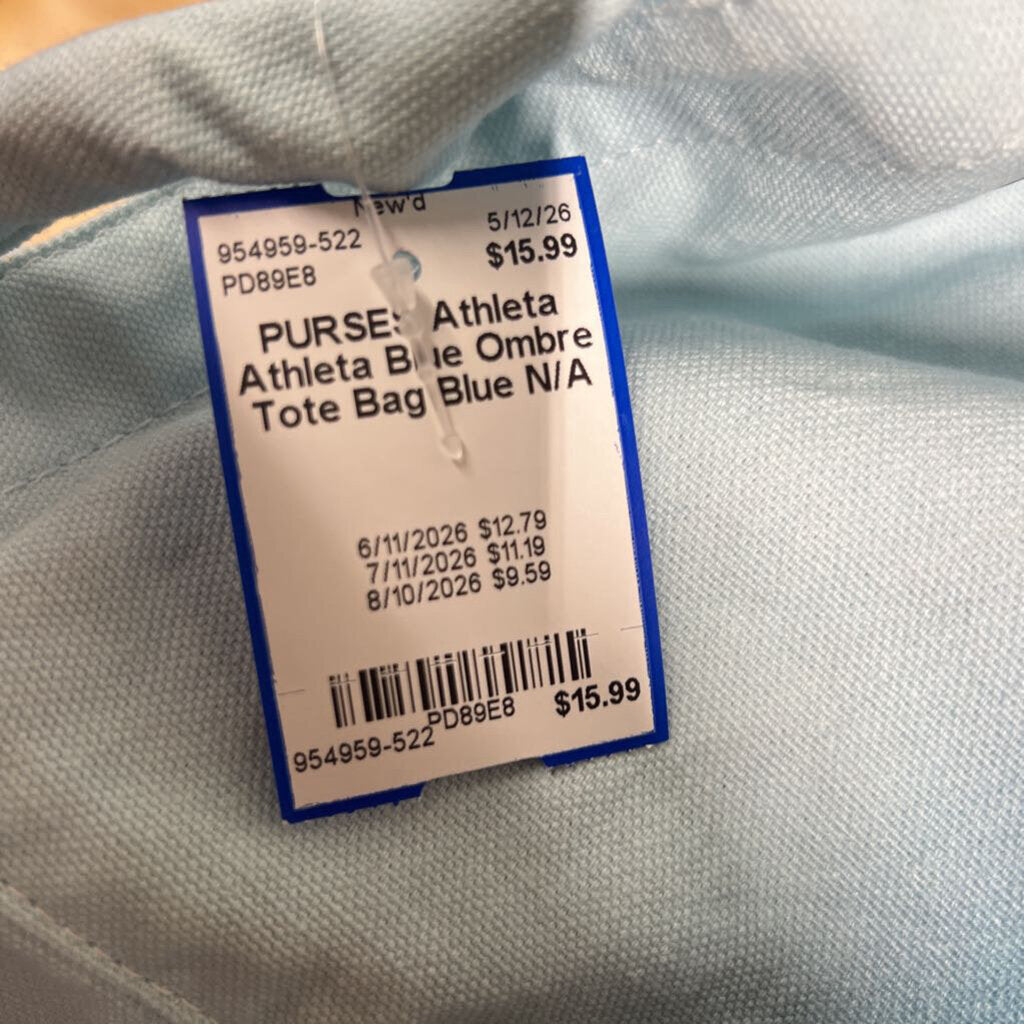 Athleta Blue Ombre Tote Bag