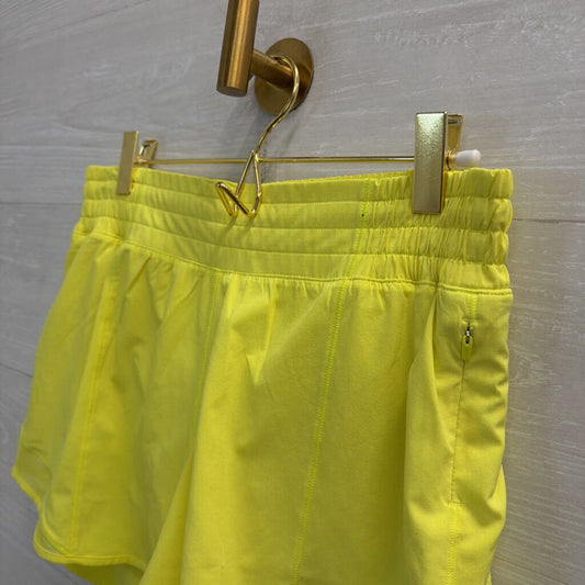 Lululemon Bright Yellow Athletic Shorts 8