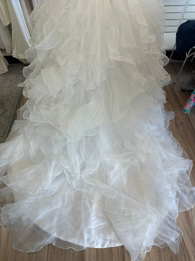 Oleg Cassini Strapless Corset Style Ballgown 12