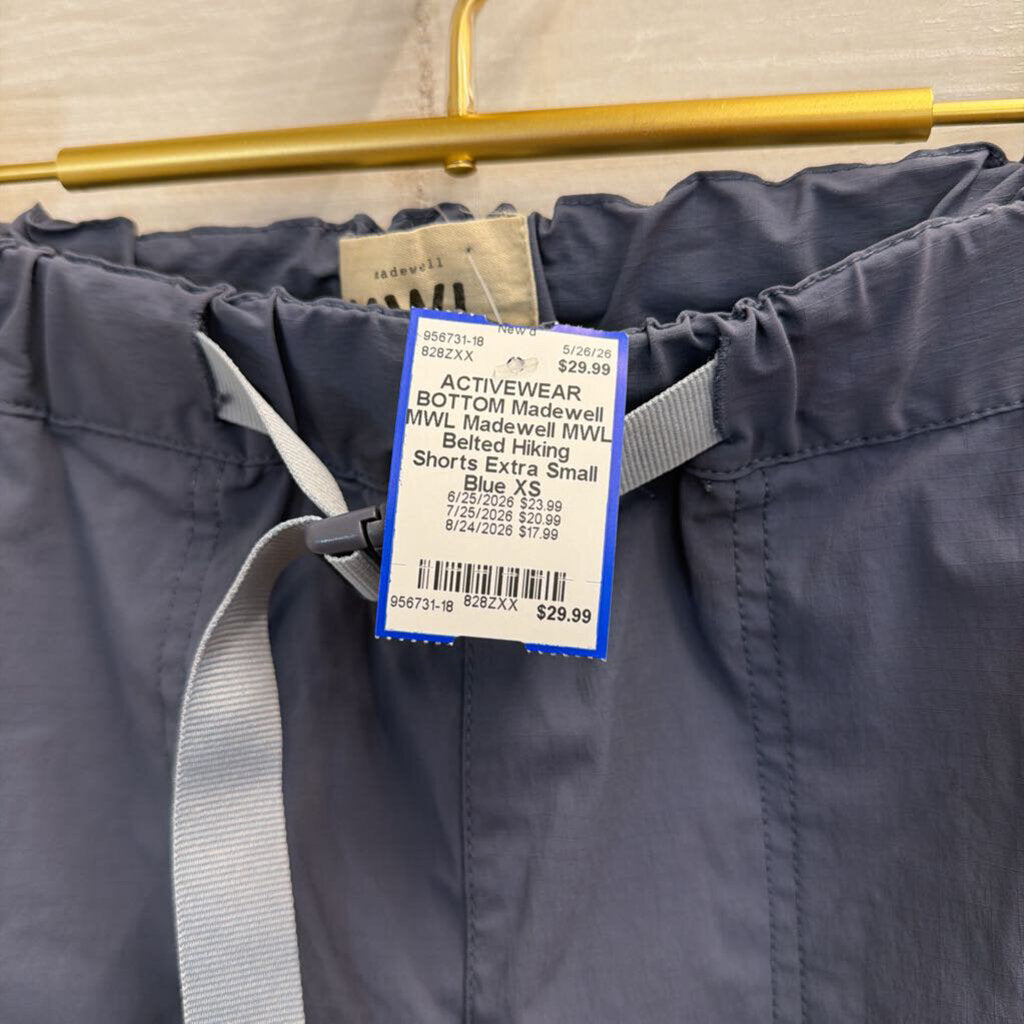 Madewell MWL Belted Hiking Shorts Extra Small
