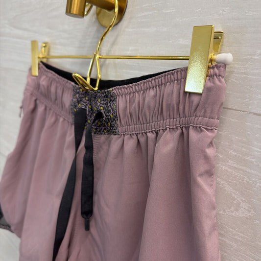 Lululemon Grey/ Purple Athletic Shorts 4