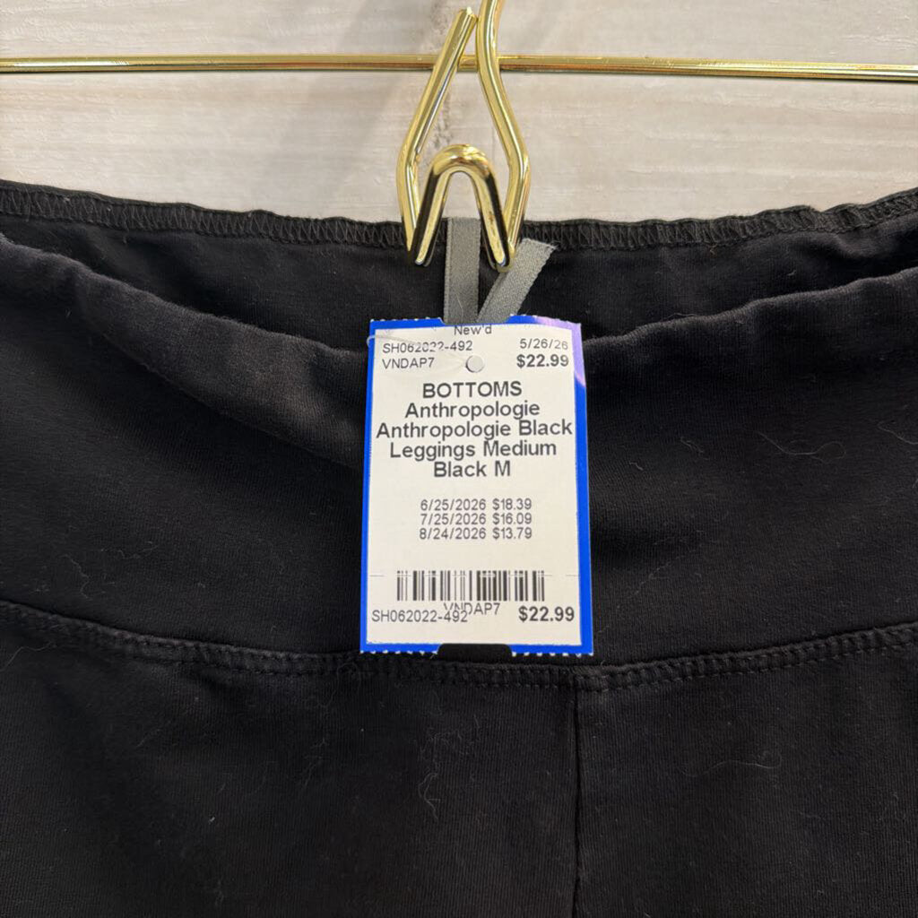 Anthropologie Black Leggings Medium