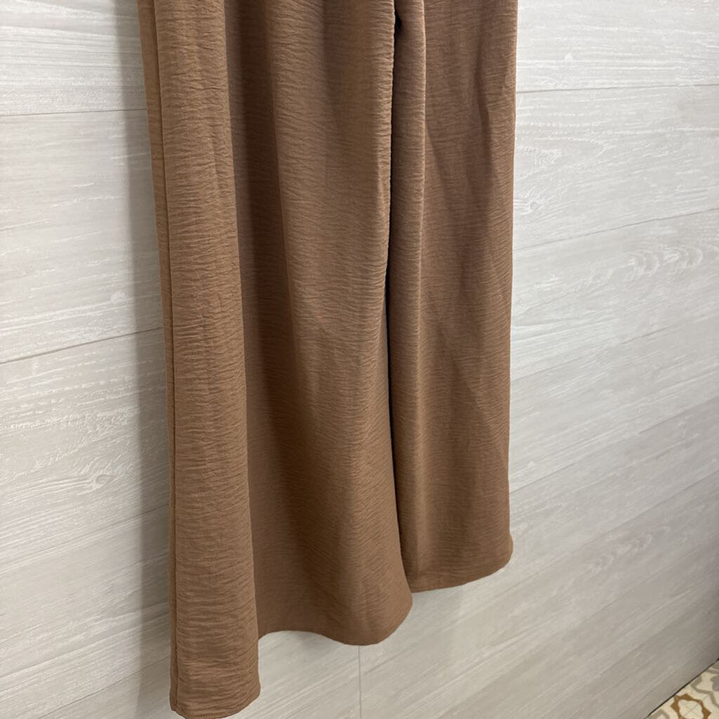 Altar'd State Brown Wide Leg Pull On Pants Extra Small