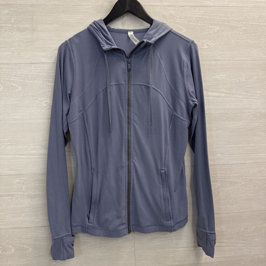 Lululemon Blue Zip Up Hooded Long Sleeve Jacket 12