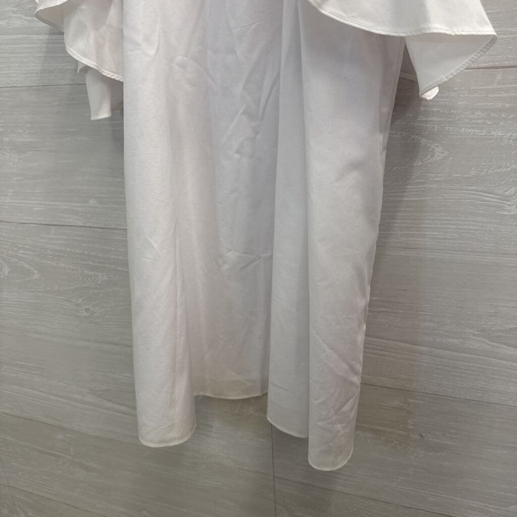 Amanda Uprichard White Off Shoulder Dress Small