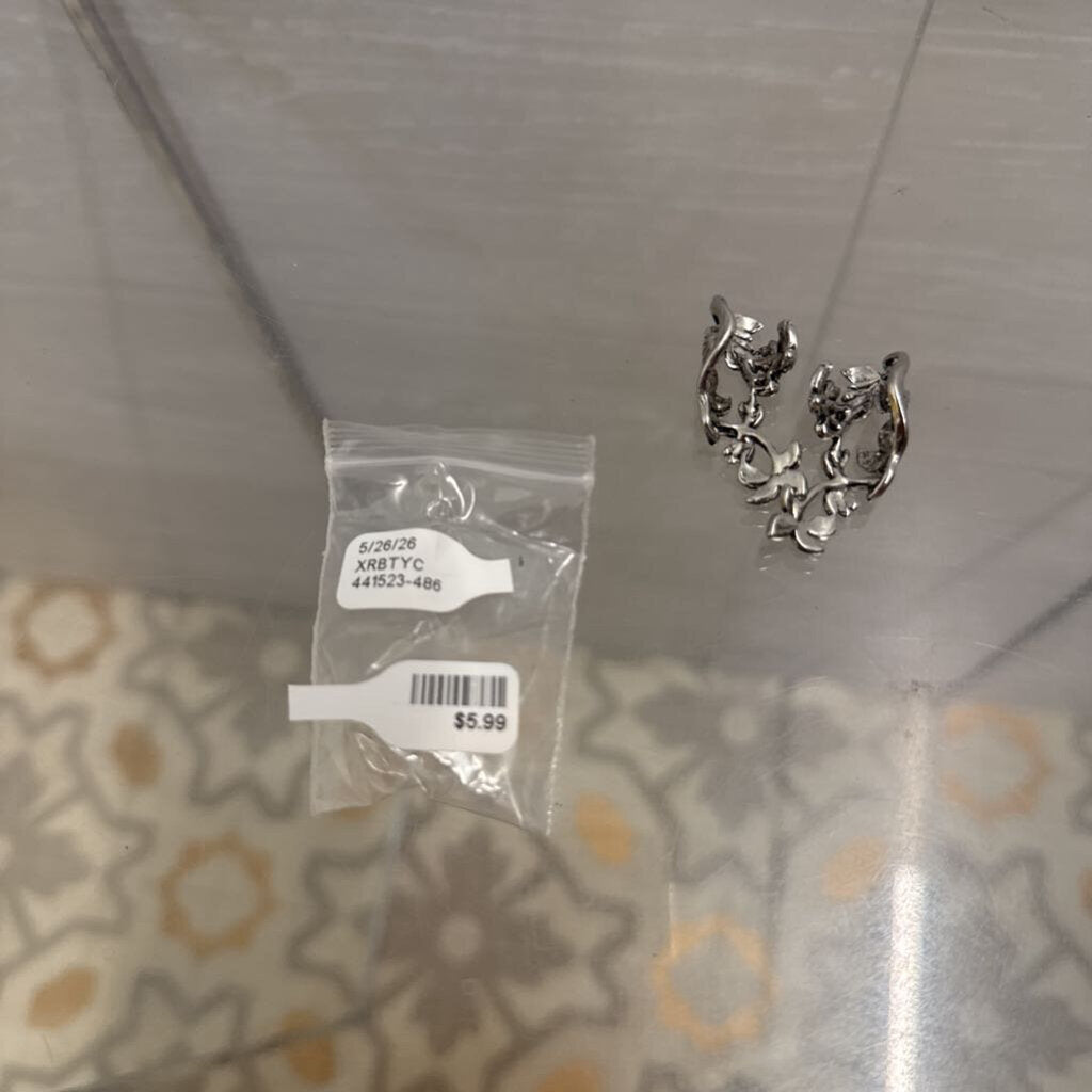 Silver Ear Cuffs