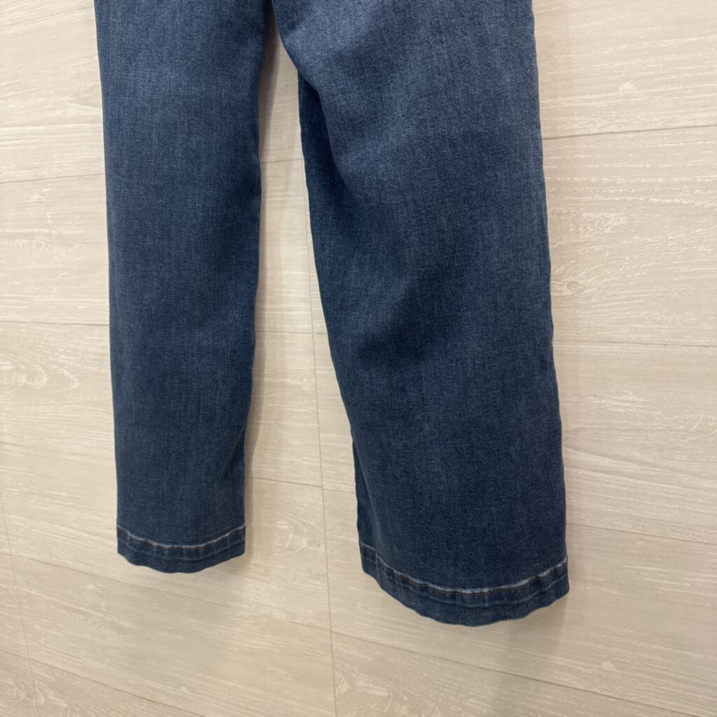 Kut Dark Wash High Waisted Wide Leg Jeans 4