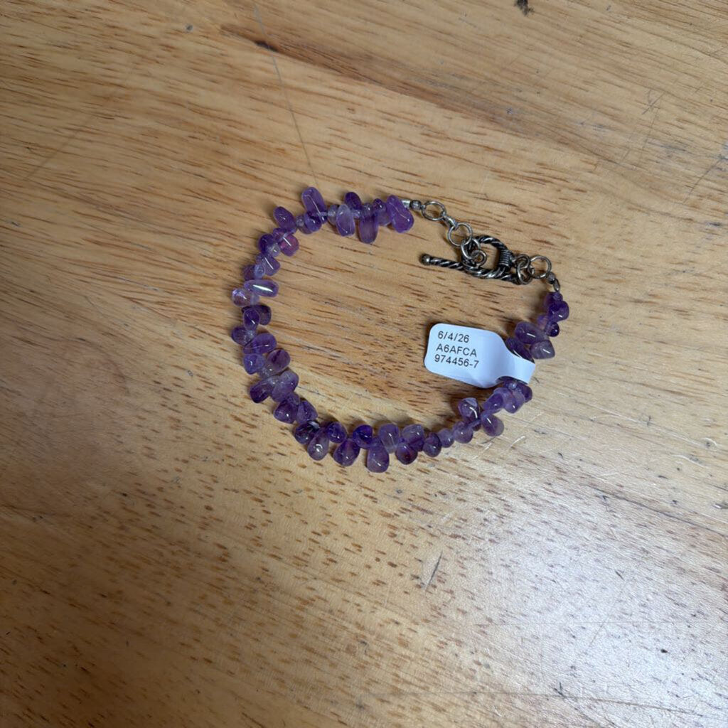 Purple Stone Bracelet