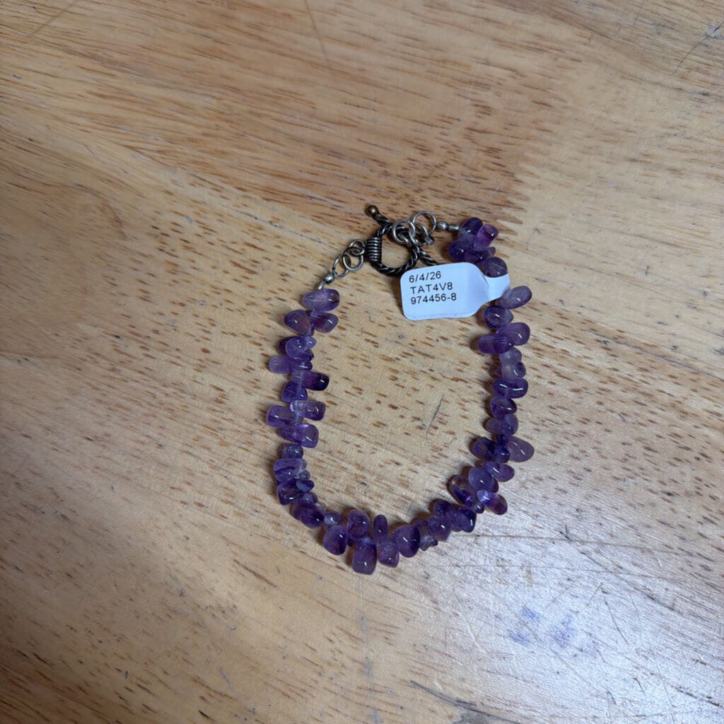 Purple Stone Bracelet