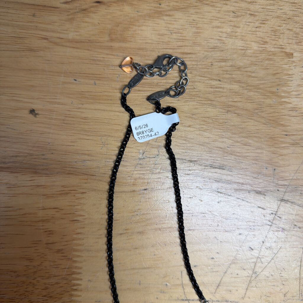 Sabika Black/ Multi Stone Necklace