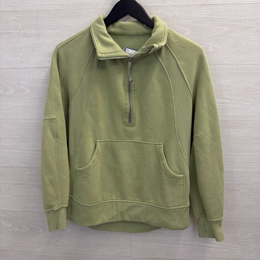 Lululemon Green Scuba Half Zip Pullover Extra Small/ Small
