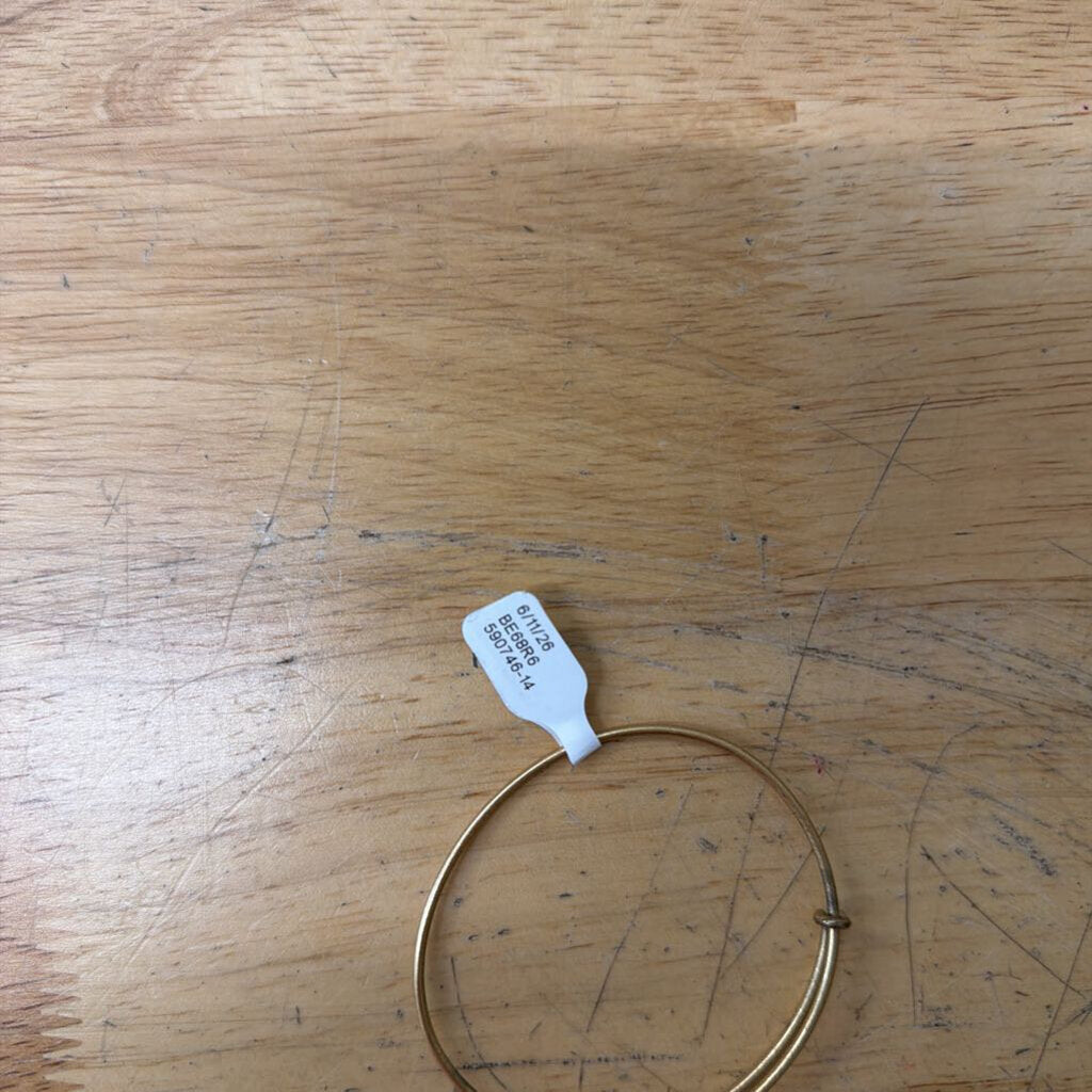 Alex and Ani Gold Virginia Tech Charm Bracelet