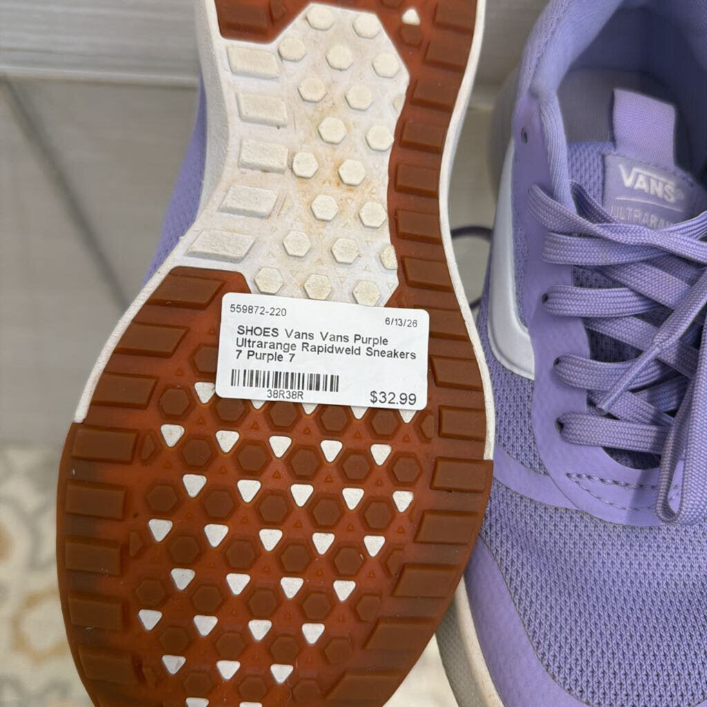 Vans Purple Ultrarange Rapidweld Sneakers 7