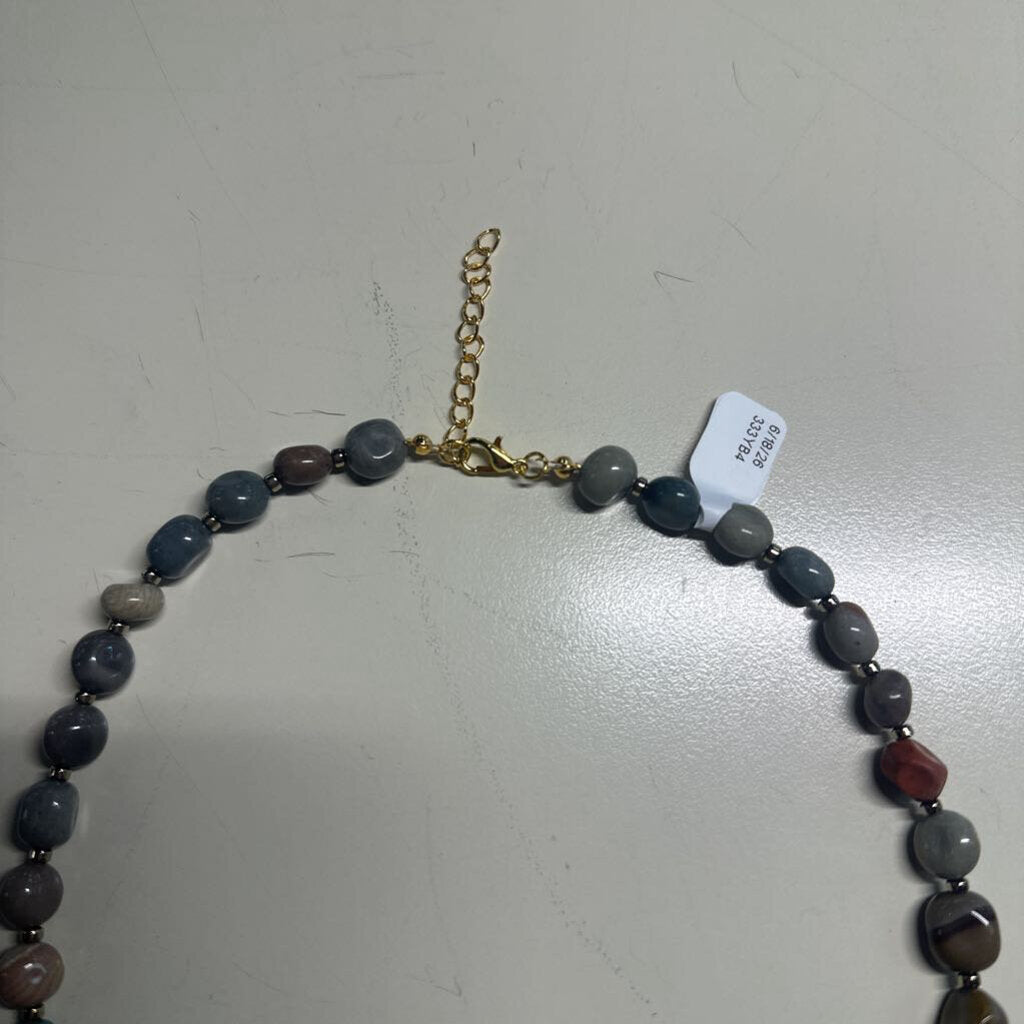 Earth Toned Beaded Necklace