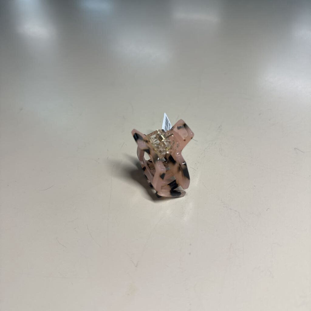 Pink and Black Small Claw Clip