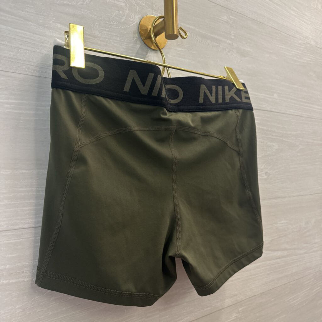 Nike Pro Green Spandex Shorts Small